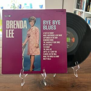 Brenda Lee Bye Bye Blues Vinyl LP 1966 Decca DL 74755